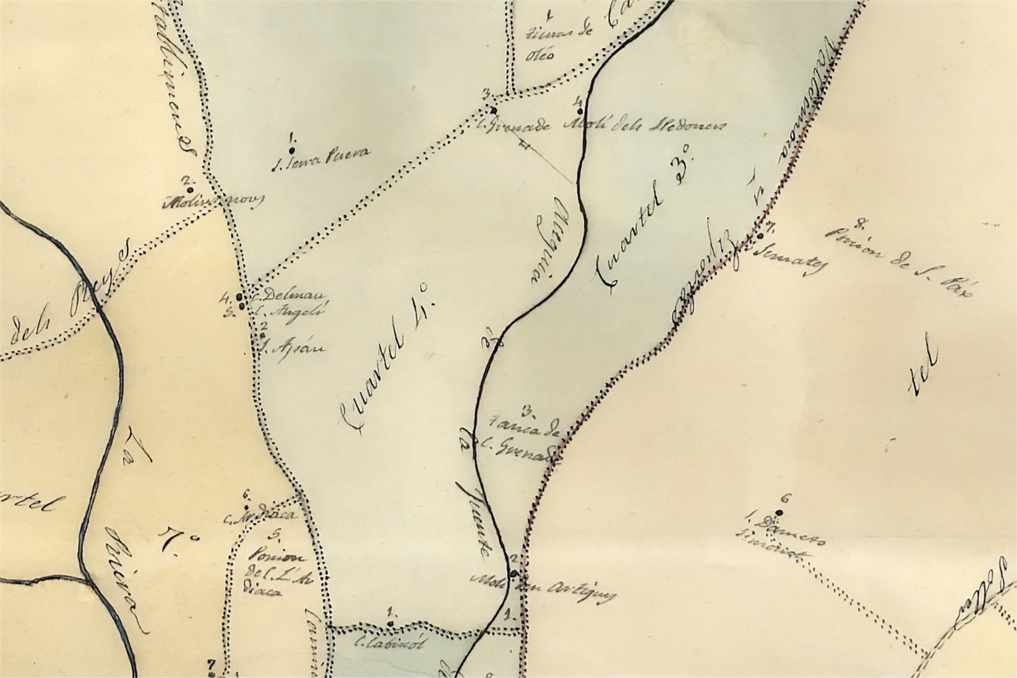 Can Granada, Hanino, Hamior, La Cova, Son Rossinyol, Les Tanquetes, Na Ferrera, La Perera del Rei